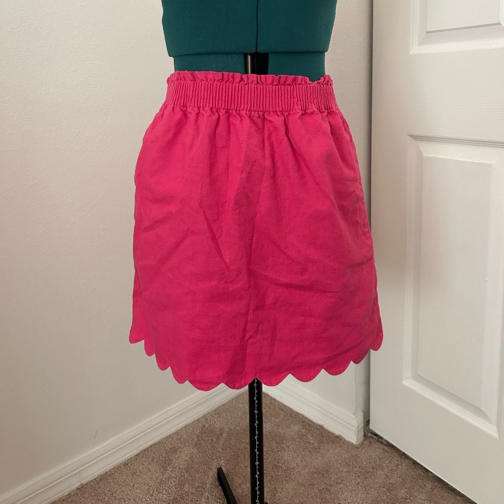 Hot pink J. Crew skirt